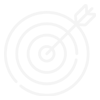 White outline target icon.